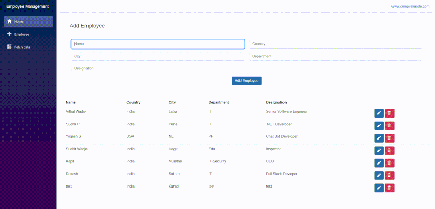 CRUD Operations In ASP.NET Core Blazor Server with Azure Cosmos DB and C#