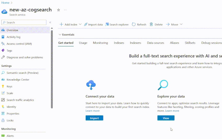 A video of Search Explorer results to none and Thompson House queries.