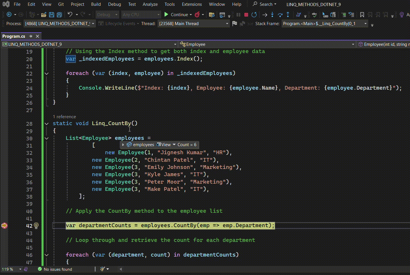 CountBy in .Net 9